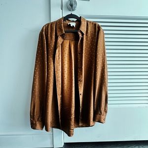 Sezane silk blouse